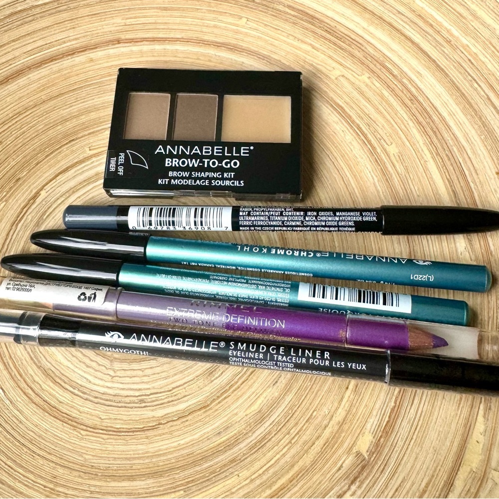 Annabelle Brow-To-Go Kit with Eyeliner Collection